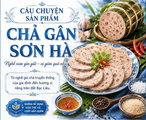 Chả gân Sơn Hà
